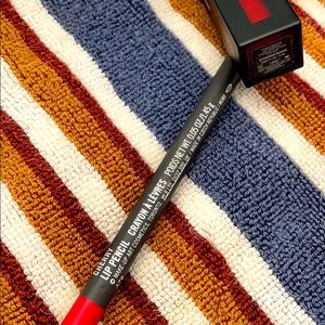 MAC lipliner and NARS lip pigment